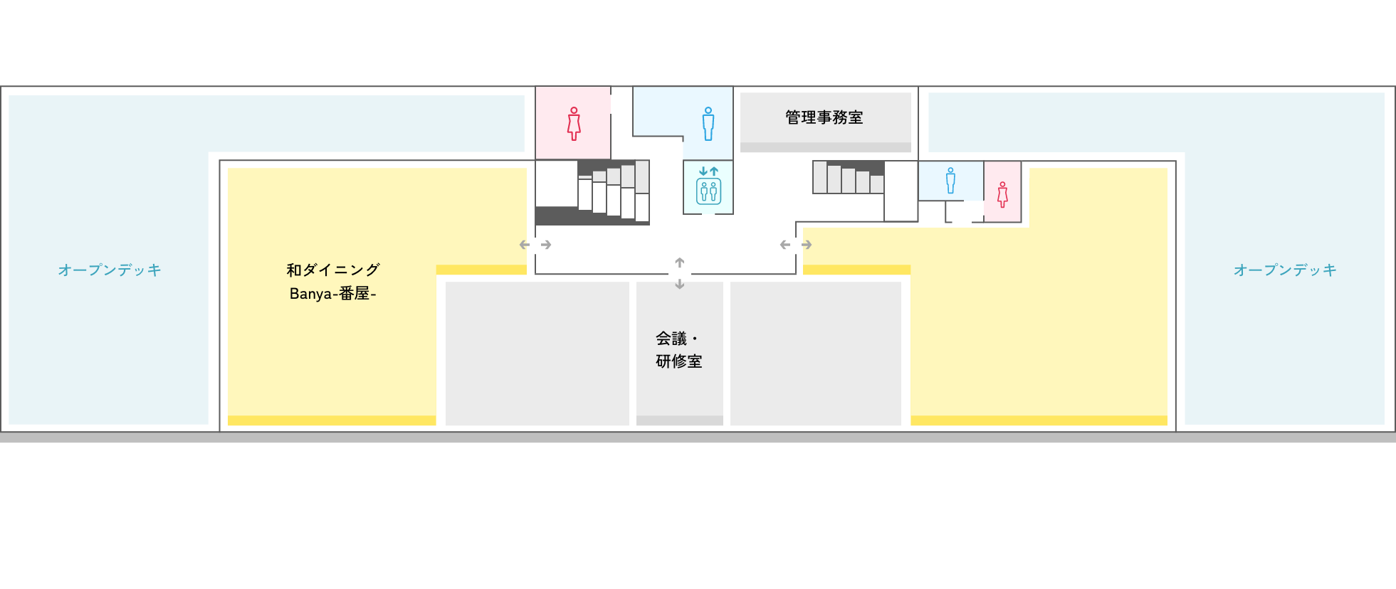 2階のフロアマップ