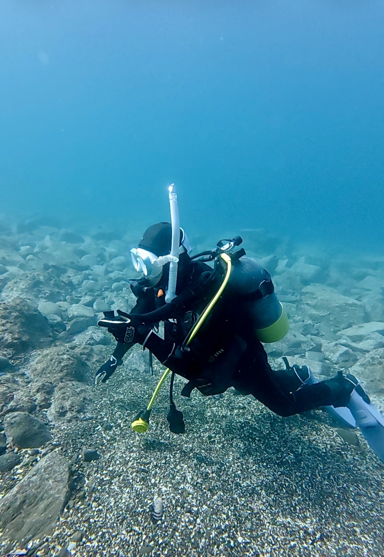 やっと海が落ち着いてきました！オープンウォーターダイバーコースの海洋講習
